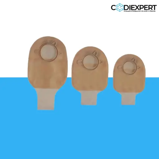 Poche de Colostomie 2 pièces Vidangeables